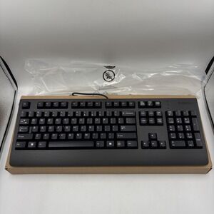 Lenovo Traditional USB Keyboard Black Wired Full Size 104-Key PC Desktop Windows